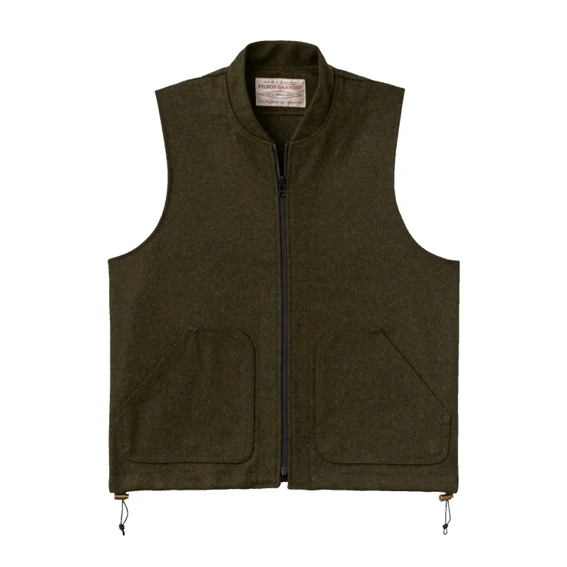 Mackinaw Wool Vest Liner - Forest Green sold by Filson