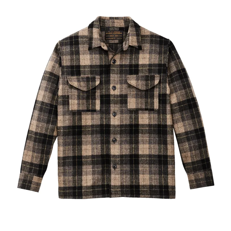 Wool Jac-shirt - Oat / Brown / Heather / Multi Plaid sold by Filson
