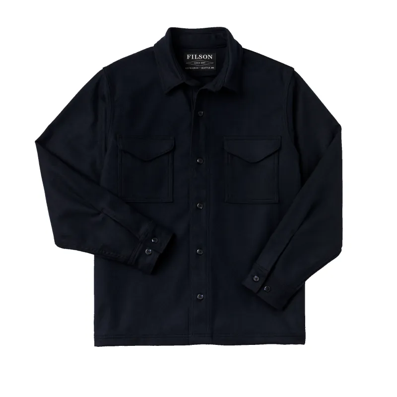 Seattle Wool Jac-shirt - Navy sold by Filson