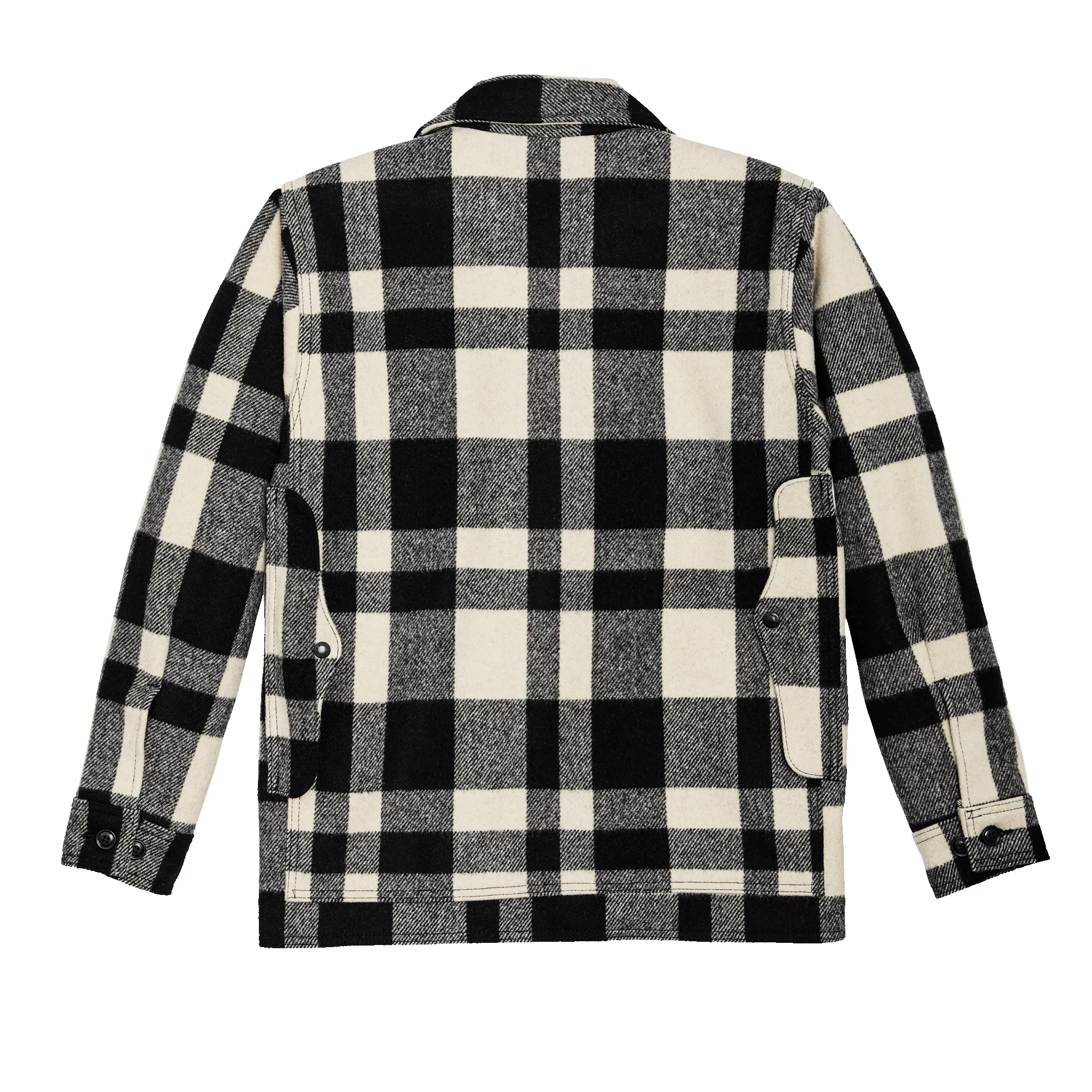 Mackinaw Wool Cruiser Jacket - Natural / Black Heritage Plaid sold by Filson product image thumbnail 2