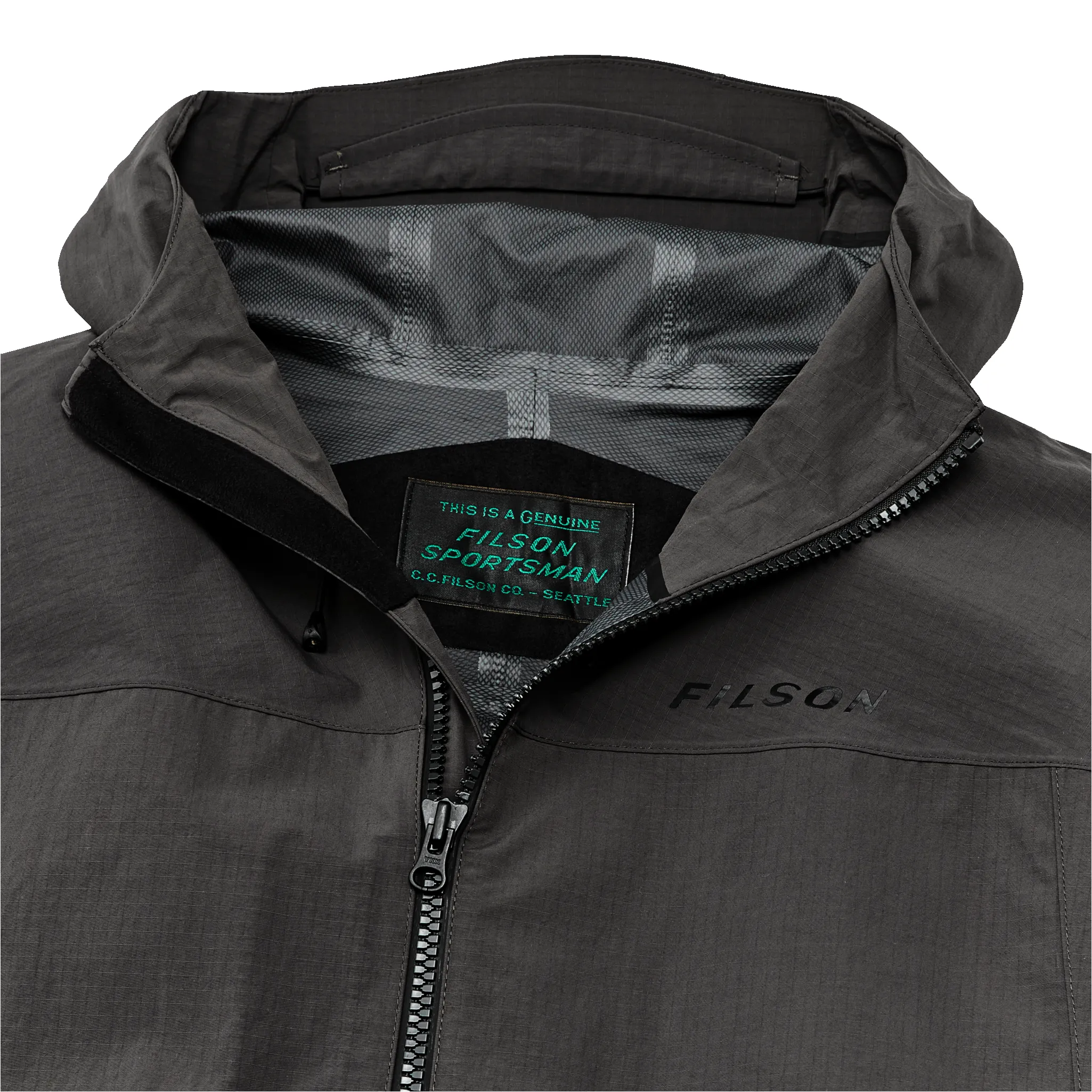 Swiftwater Rain Jacket - Raven sold by Filson product image thumbnail 4