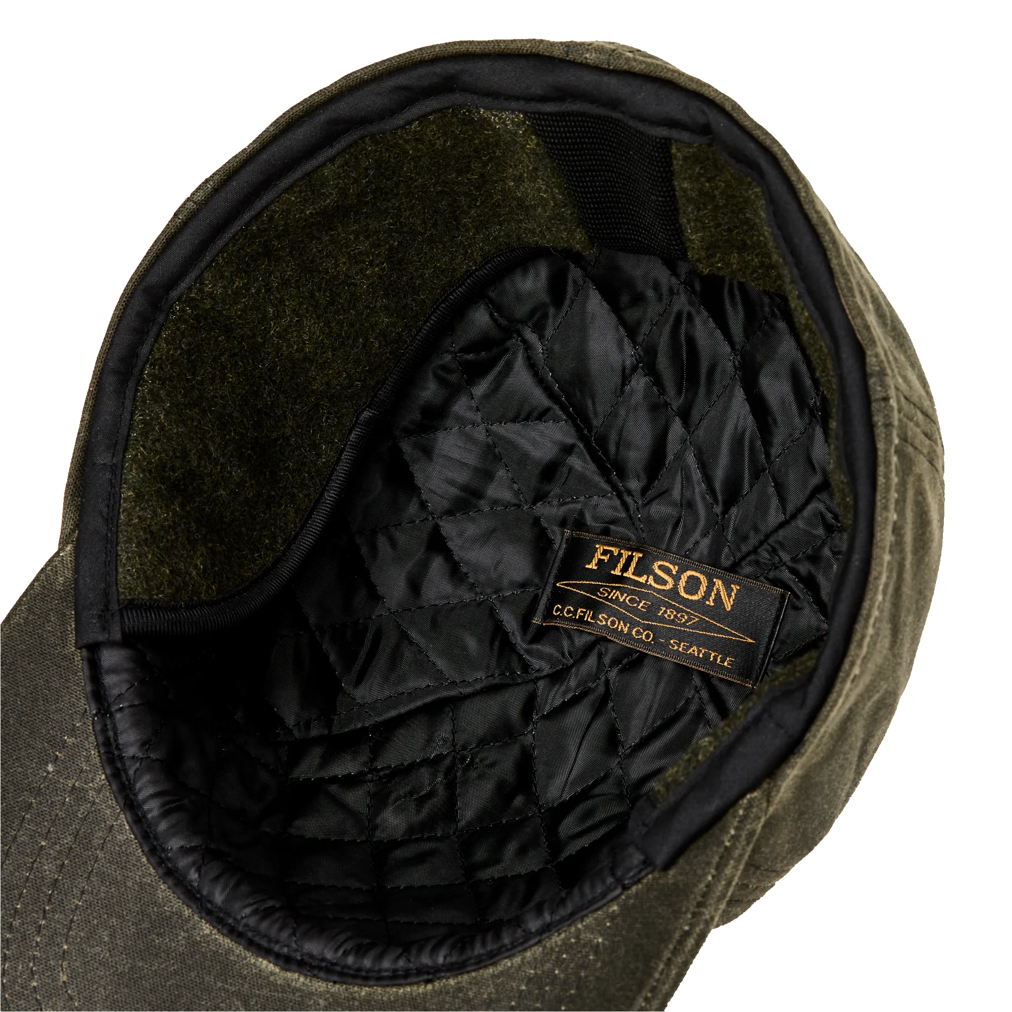 Insulated Tin Cloth Cap - Otter Green sold by Filson product image thumbnail 4