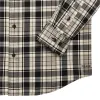 Lightweight Alaskan Guide Shirt - Cream / Black / Gray Plaid sold by Filson