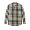 Lightweight Alaskan Guide Shirt - Cream / Black / Gray Plaid sold by Filson