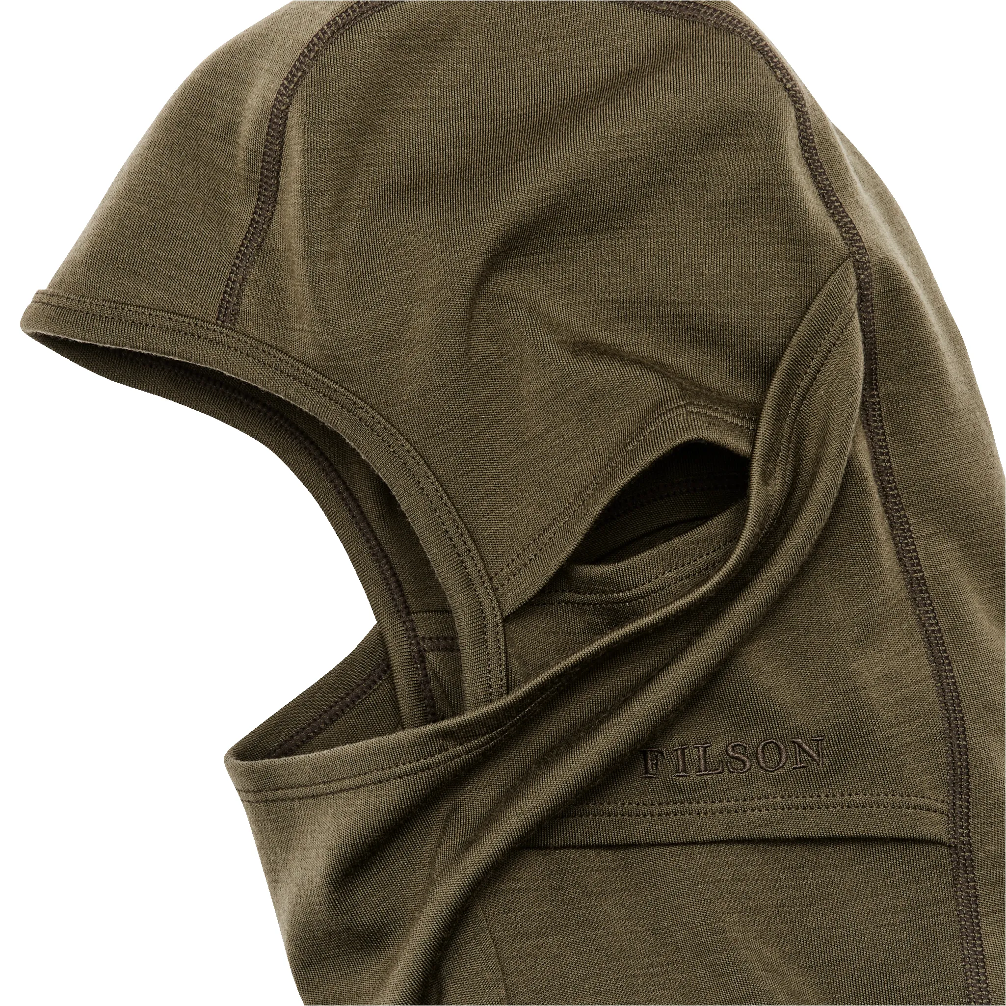 400g Merino Wool Balaclava - Dark Olive sold by Filson product image thumbnail 2