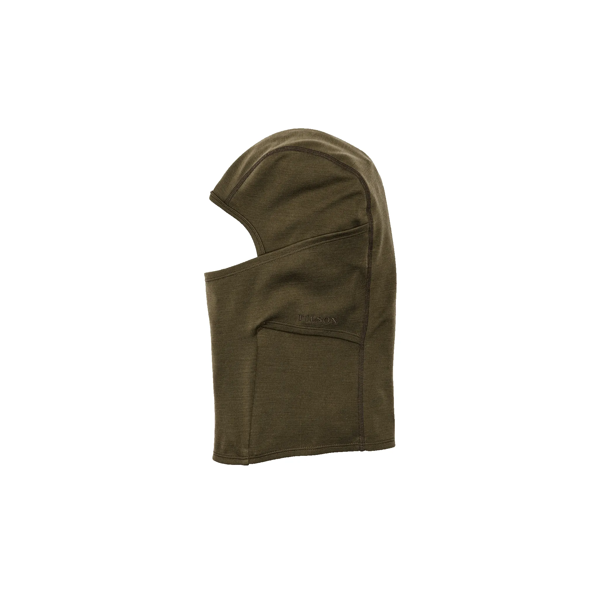 400g Merino Wool Balaclava - Dark Olive sold by Filson
