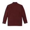 Lined Mackinaw Wool Jac-shirt - Dark Red / Black Houndstooth sold by Filson