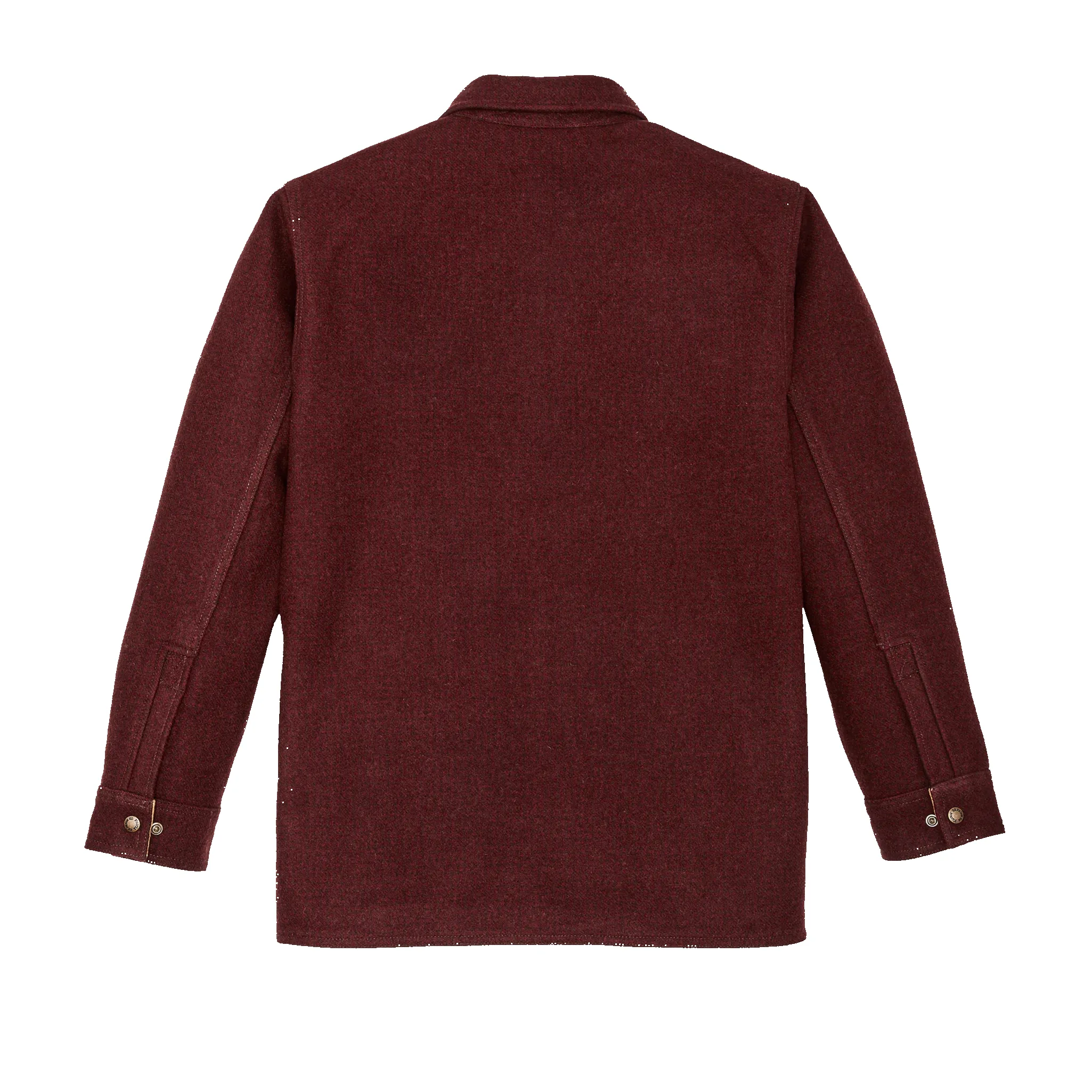 Lined Mackinaw Wool Jac-shirt - Dark Red / Black Houndstooth sold by Filson product image thumbnail 2