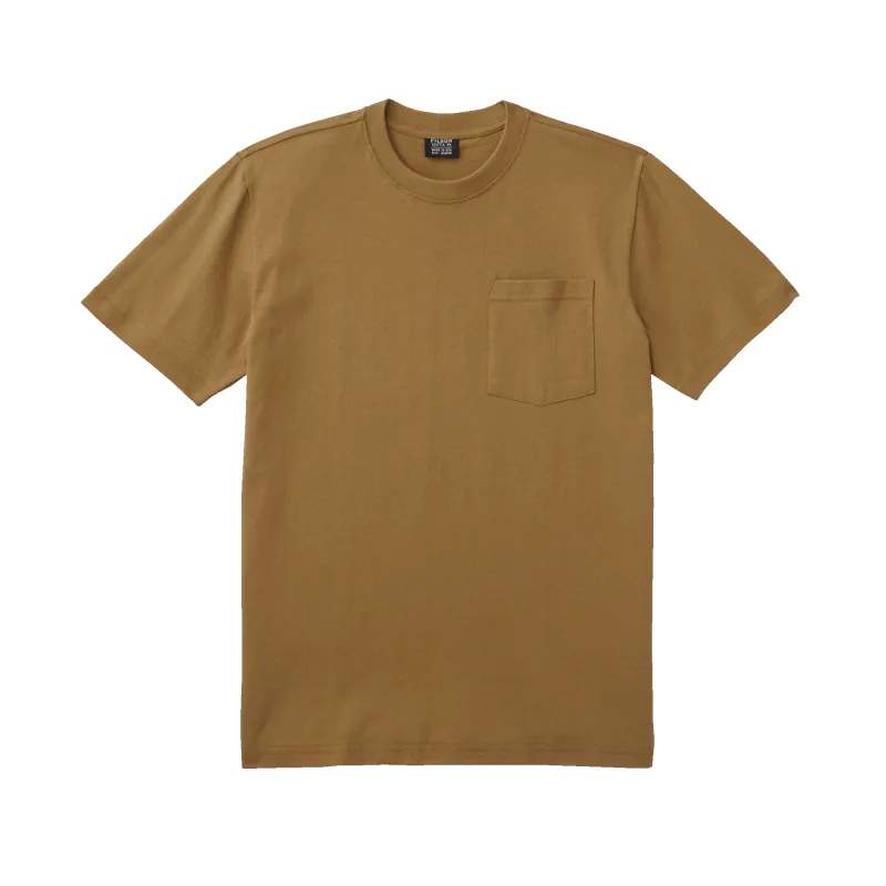 Outfitter Solid One Pocket T-shirt - Gold Ochre sold by Filson