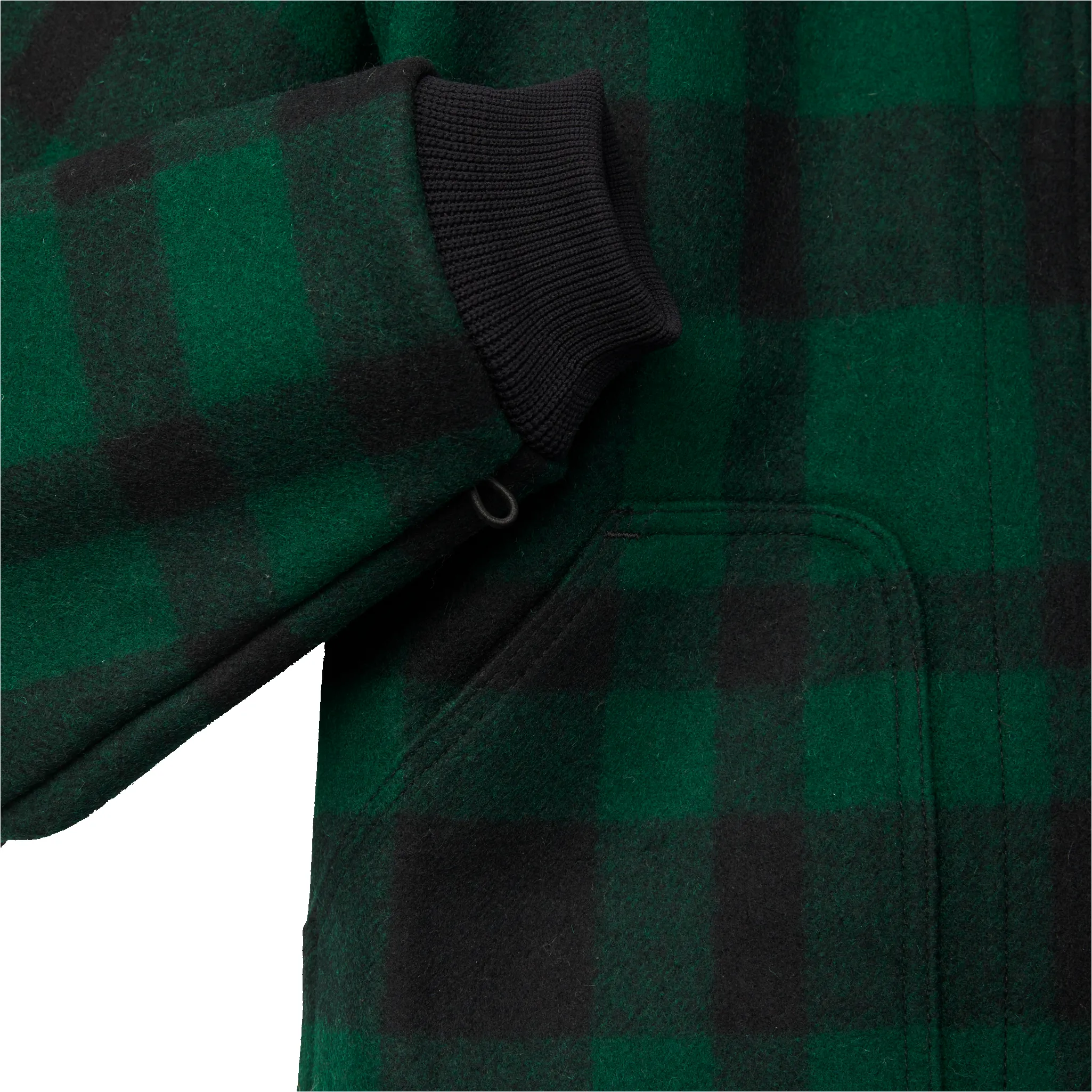 Mackinaw Wool Jacket Liner - Green / Black Plaid sold by Filson product image thumbnail 5