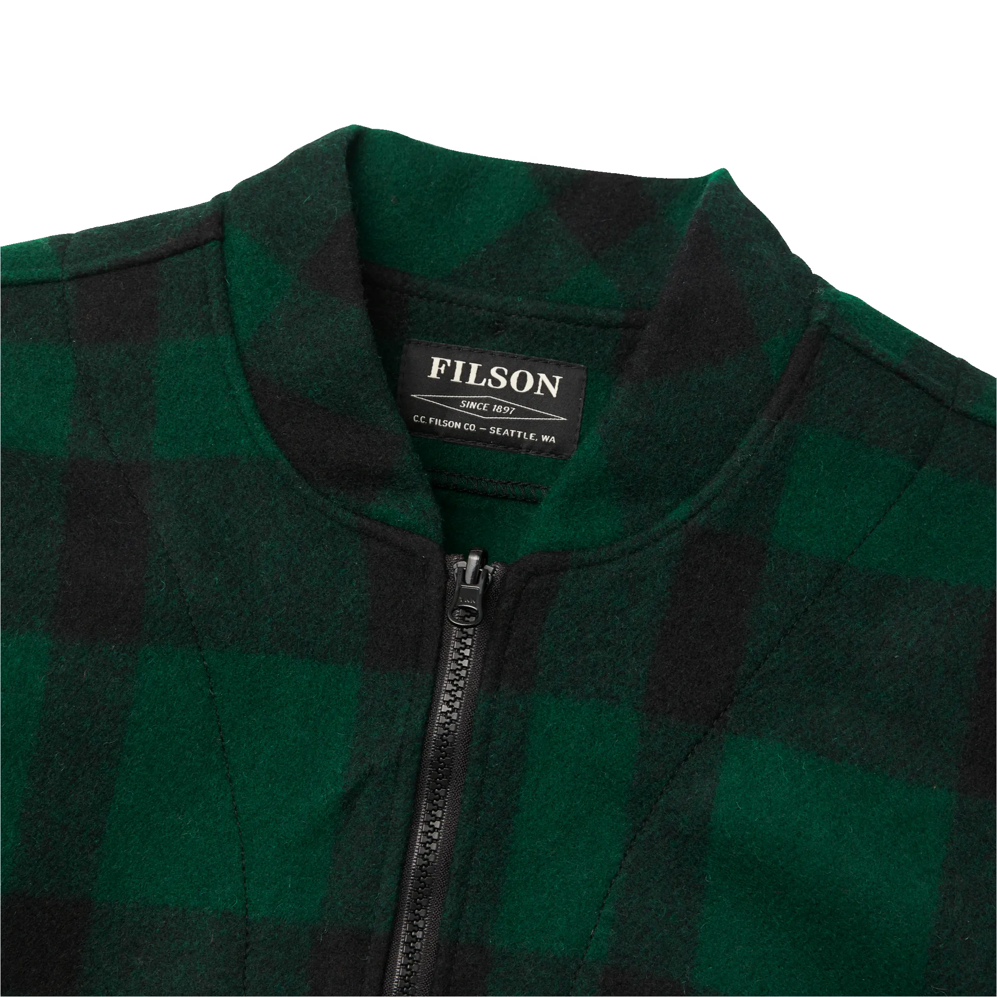 Mackinaw Wool Jacket Liner - Green / Black Plaid sold by Filson product image thumbnail 4