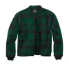 Mackinaw Wool Jacket Liner - Green / Black Plaid sold by Filson
