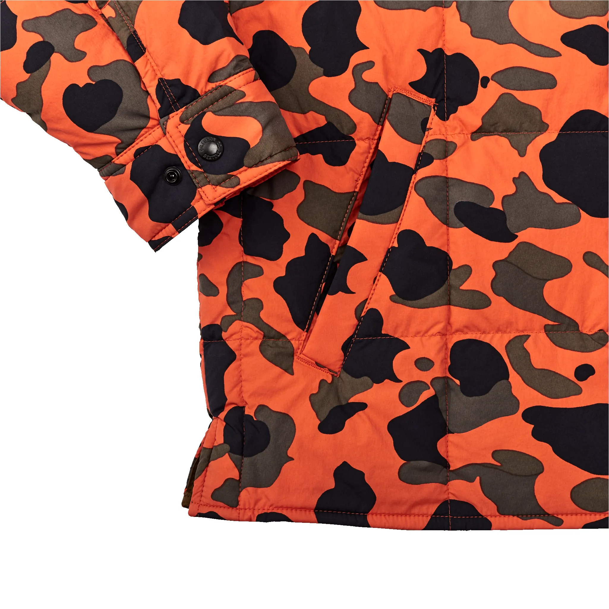 Lightweight Down Jac-shirt - Flame Camo sold by Filson product image thumbnail 5