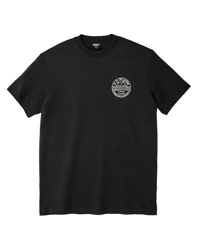Ranger Graphic T-Shirt - Coal / Miners Mark sold by Filson