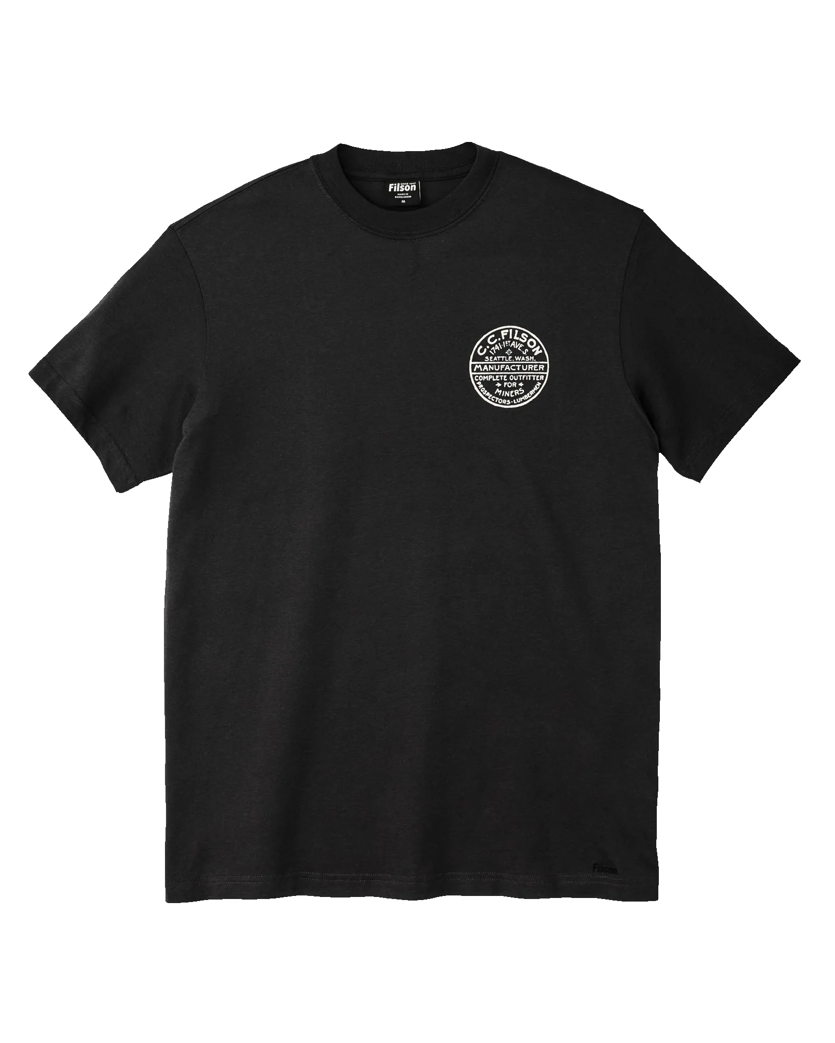 Ranger Graphic T-Shirt - Coal / Miners Mark sold by Filson