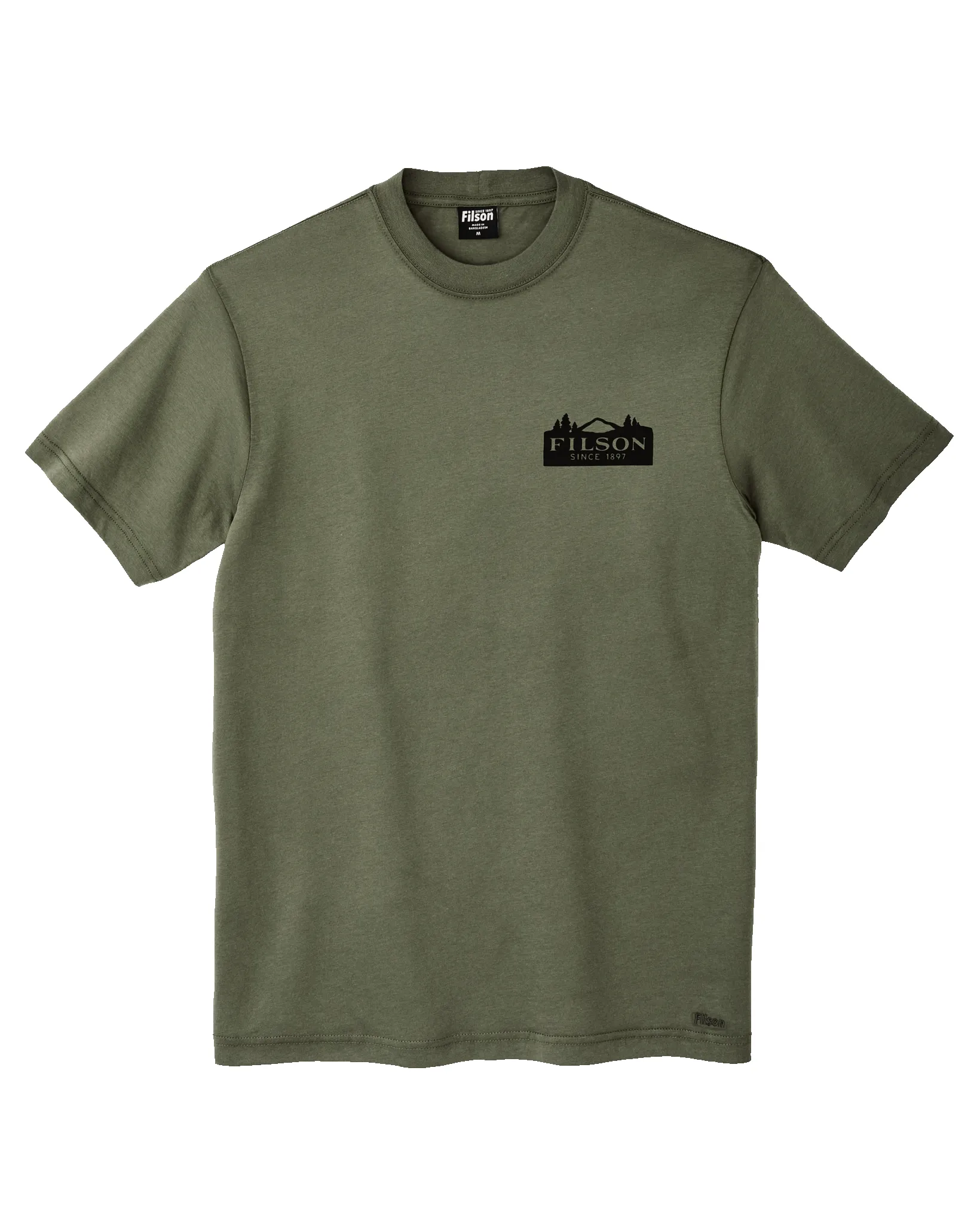 S/s Ranger Graphic T-shirt - Service Green / Scenic sold by Filson