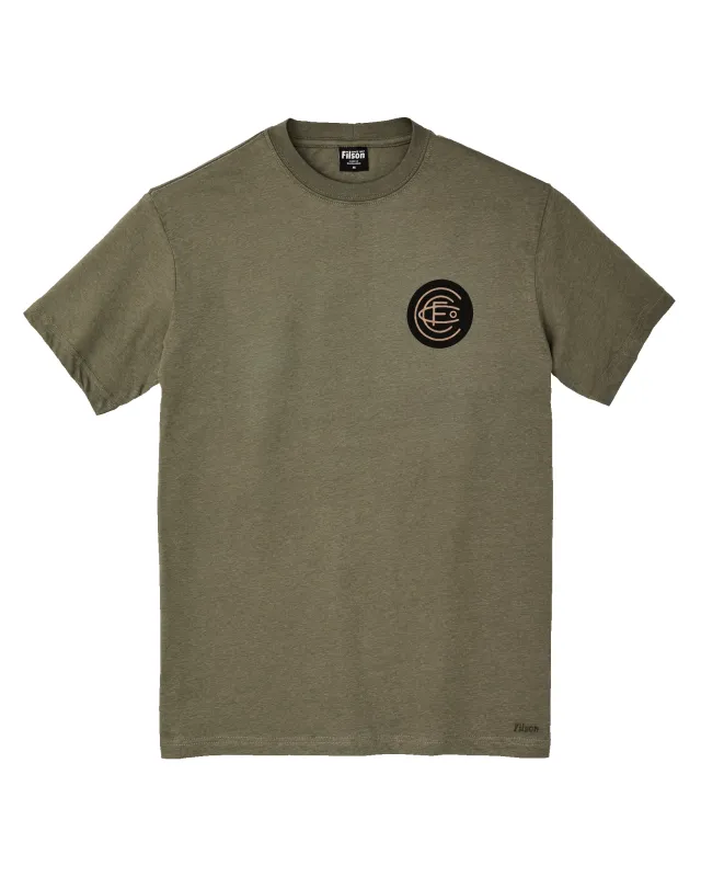 Ranger Graphic T-Shirt - Service Green / Banner sold by Filson