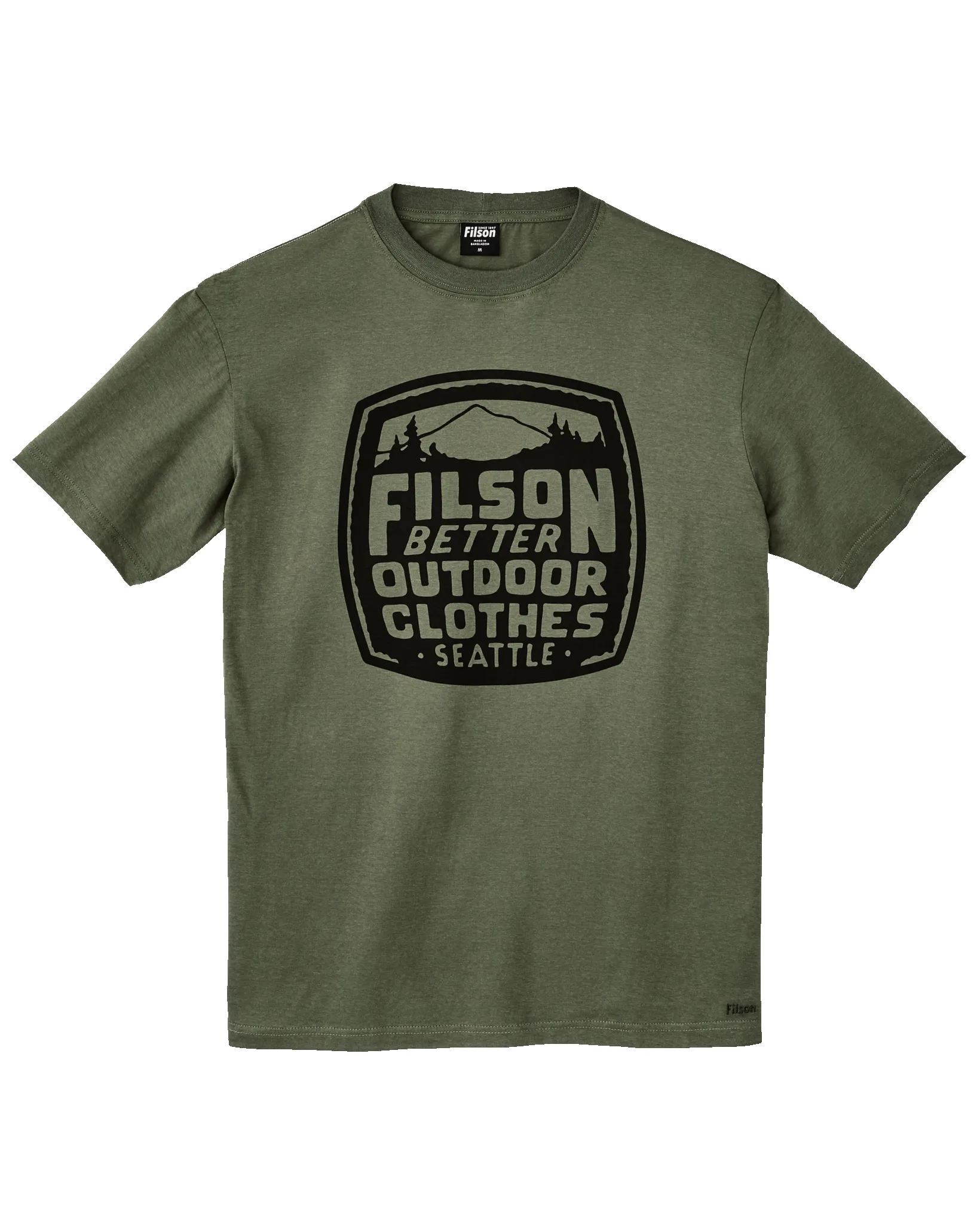 Ranger Graphic T-Shirt - Service Green / Vintage Seal sold by Filson
