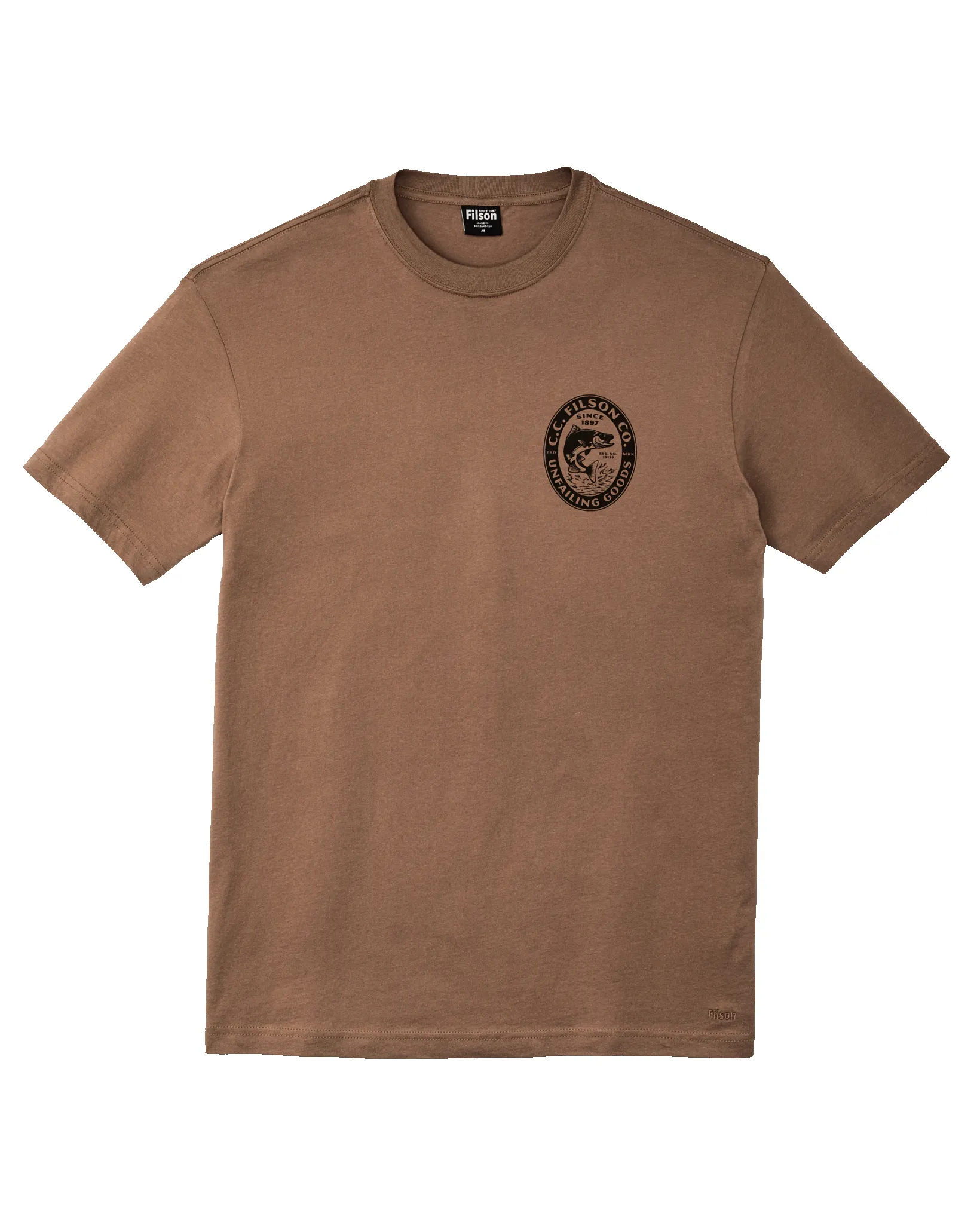 Ranger Graphic T-shirt - Rugged Tan / Fish sold by Filson
