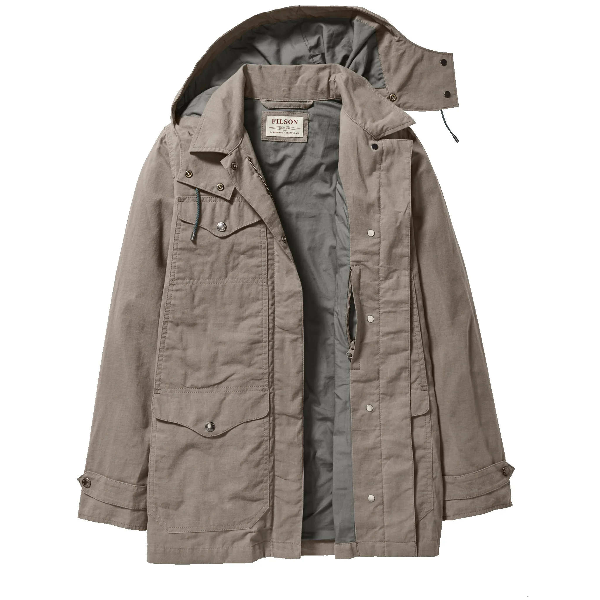 Women's Lightweight Moorcroft Jacket - Gravel Taupe sold by Filson product image thumbnail 4