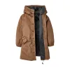Women's Wool Mohair Parka - Brown sold by Filson