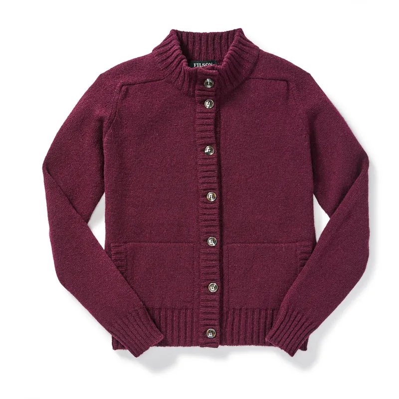 Women's Cardigan Jacket - Port sold by Filson