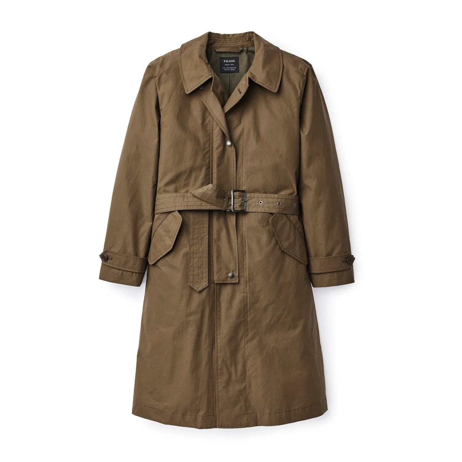 Women's Sawyer Trench Coat - Marsh Olive sold by Filson product image thumbnail 2