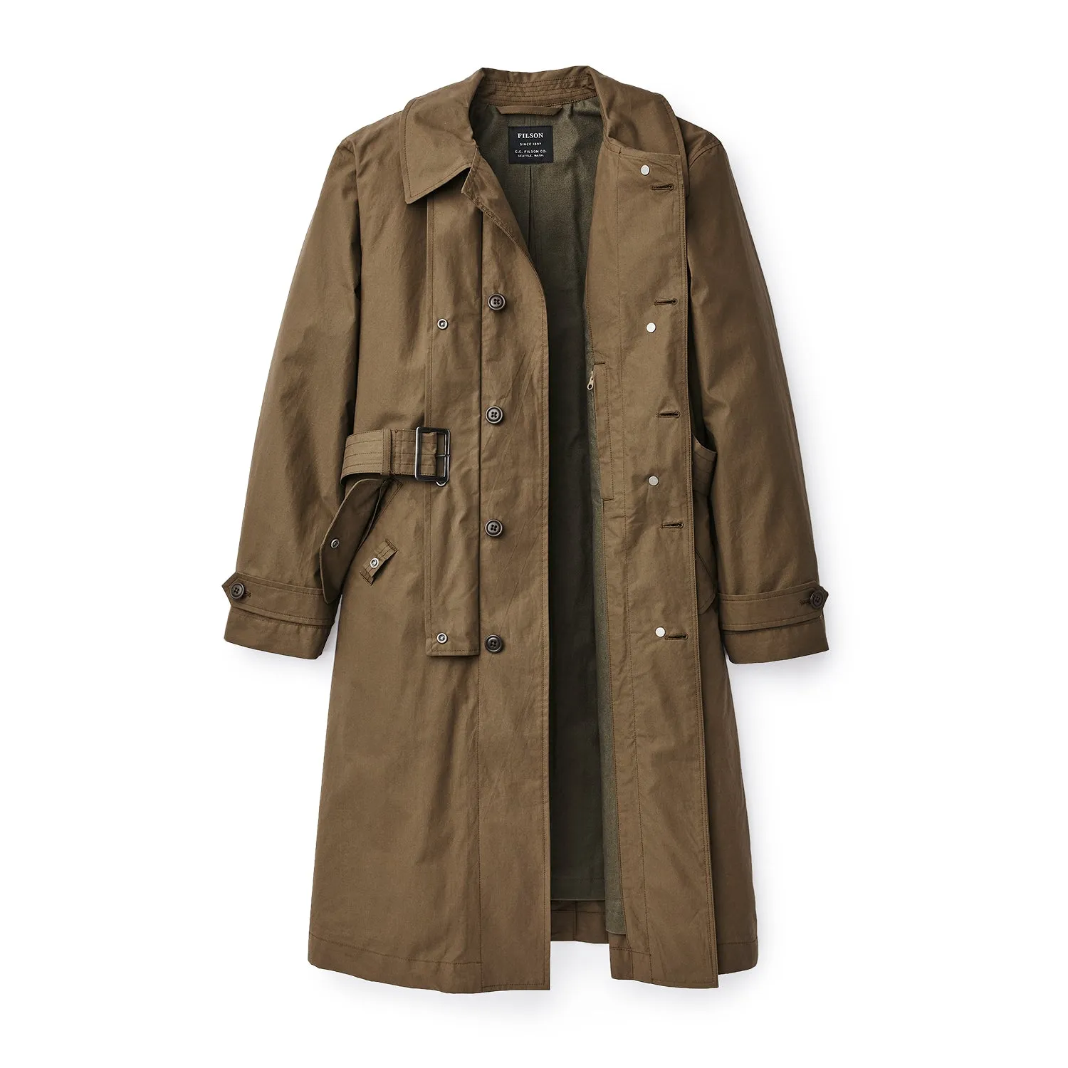 Women's Sawyer Trench Coat - Marsh Olive sold by Filson product image thumbnail 5
