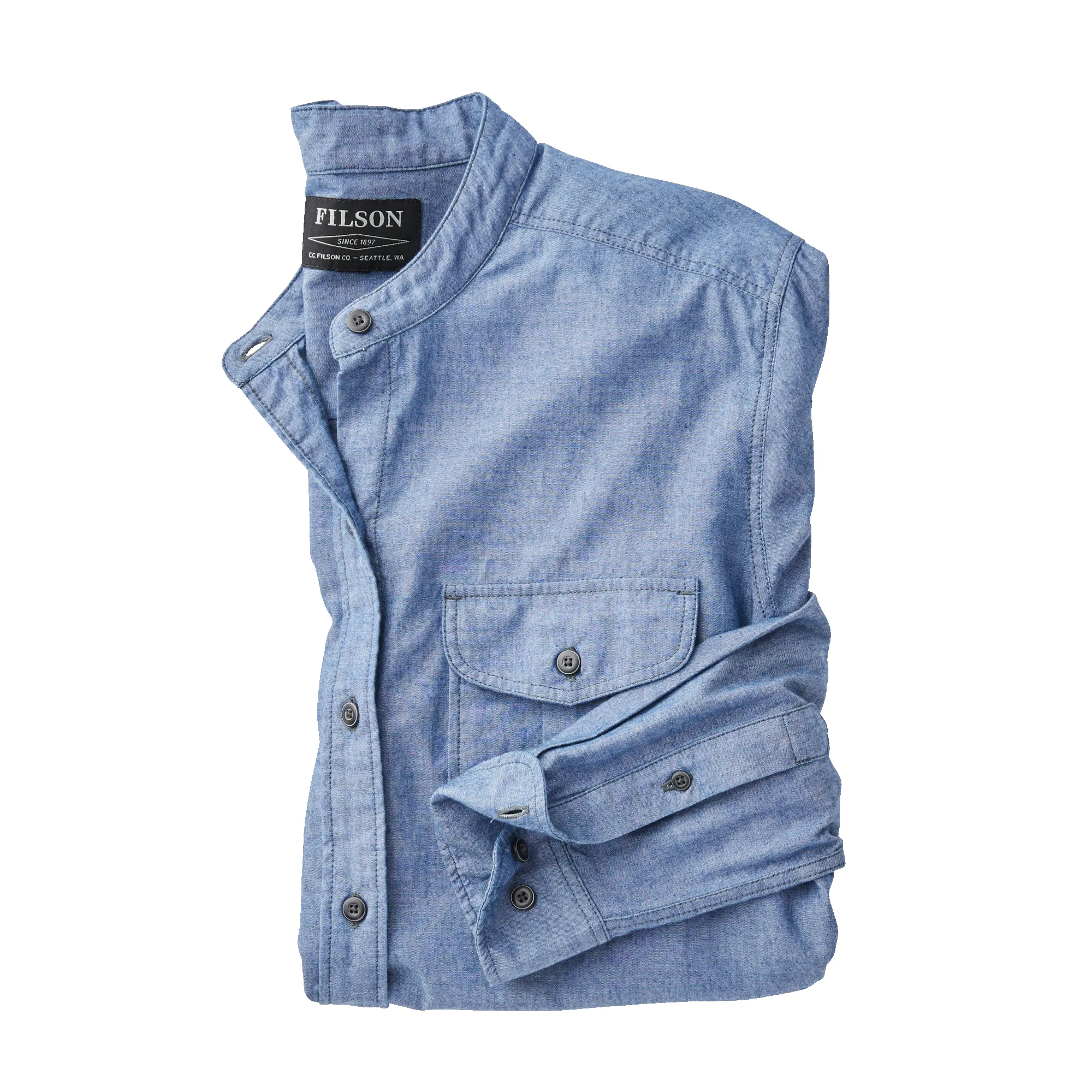 Women's Kadin Island Shirt - Indigo Chambray sold by Filson product image thumbnail 5