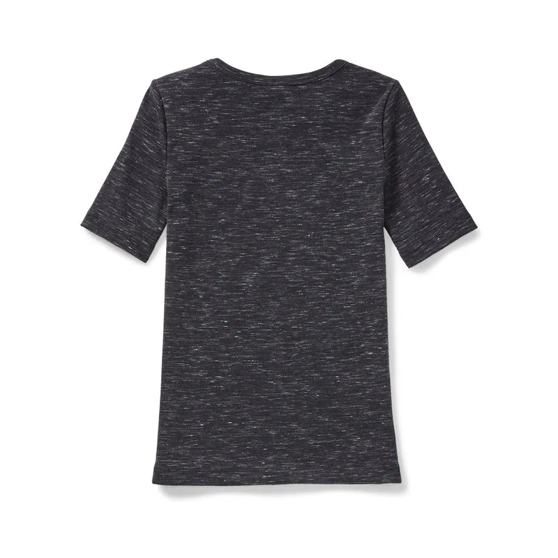 Women's Neah Bay Crewneck Shirt - Navy Heather sold by Filson product image thumbnail 2
