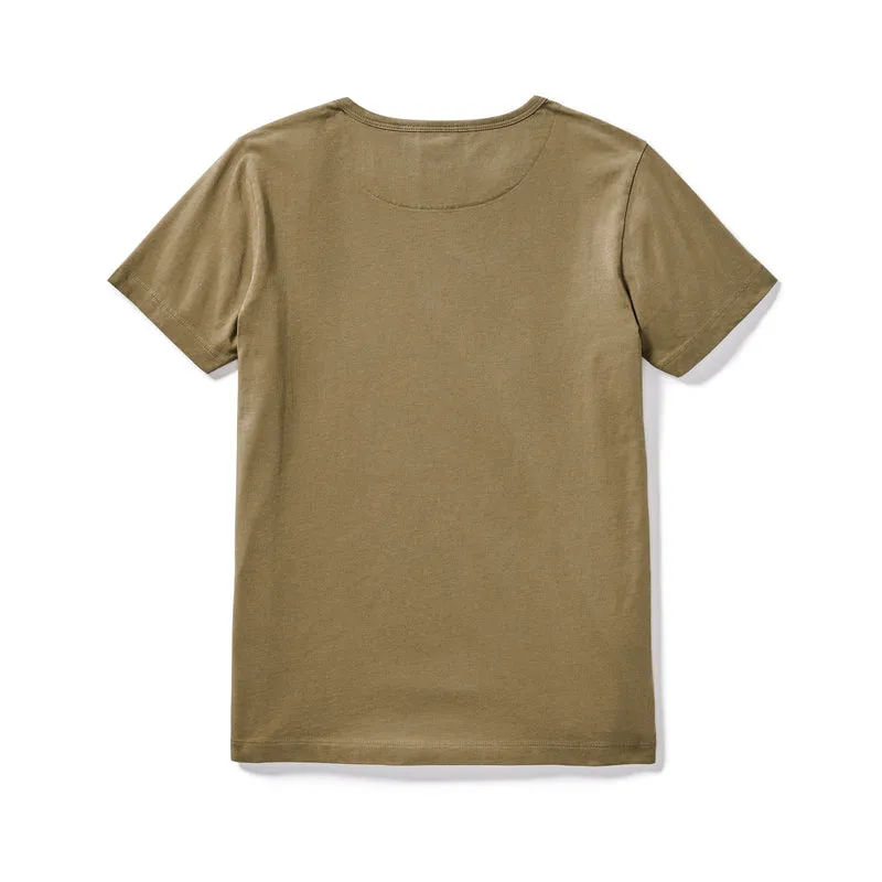Women's Whidbey Scoop Neck T-shirt - Field Olive sold by Filson product image thumbnail 2