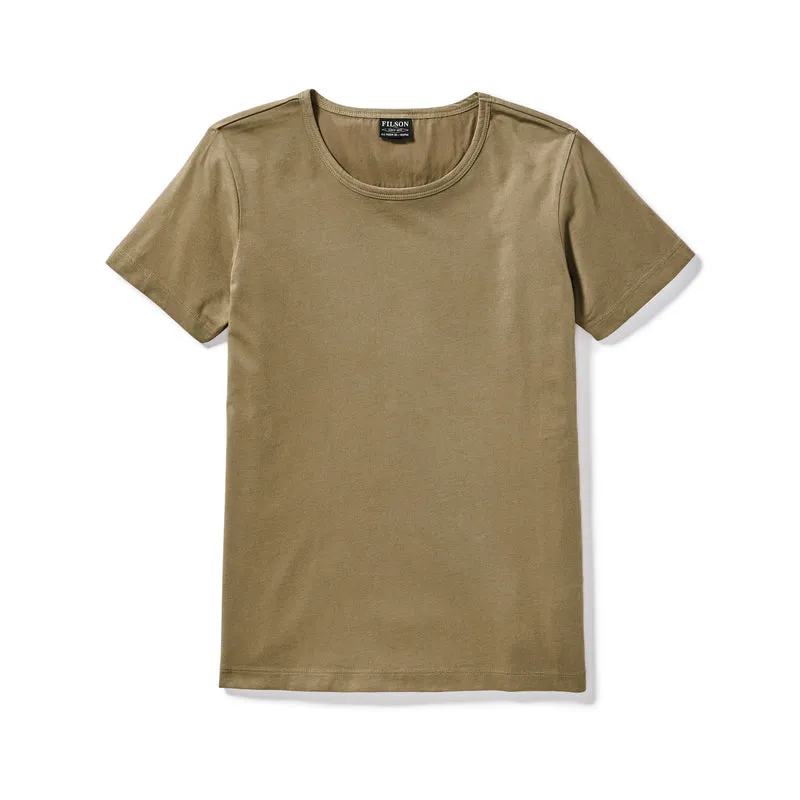 Women's Whidbey Scoop Neck T-shirt - Field Olive sold by Filson