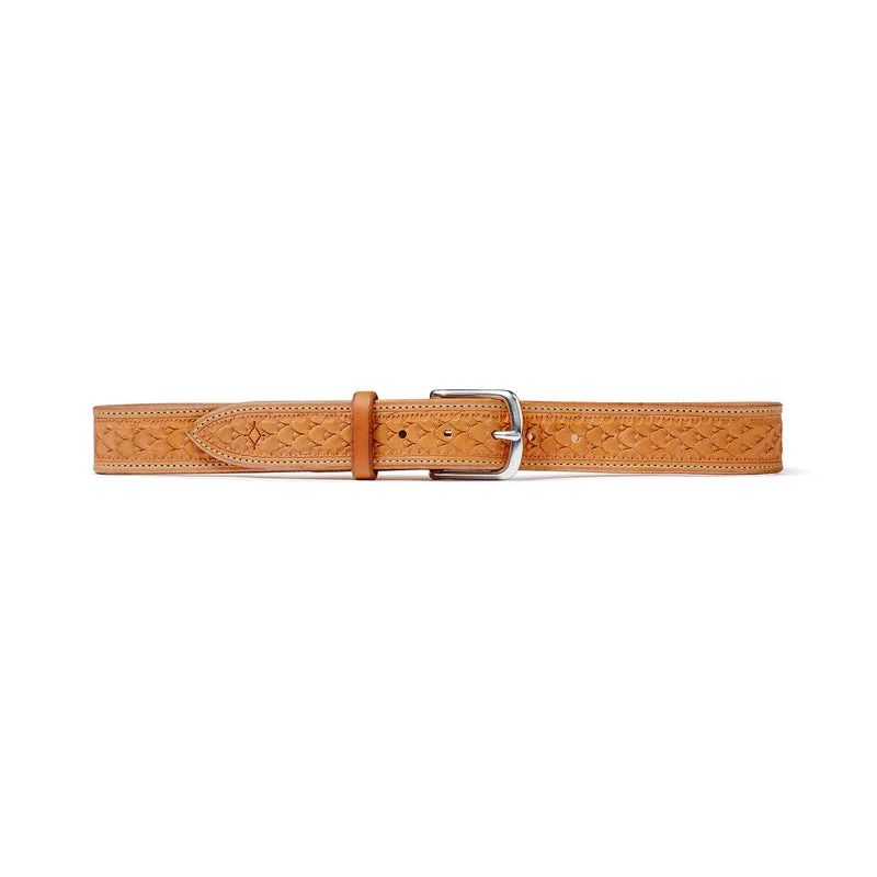 Women's Stamped Belt - Natural made by Filson