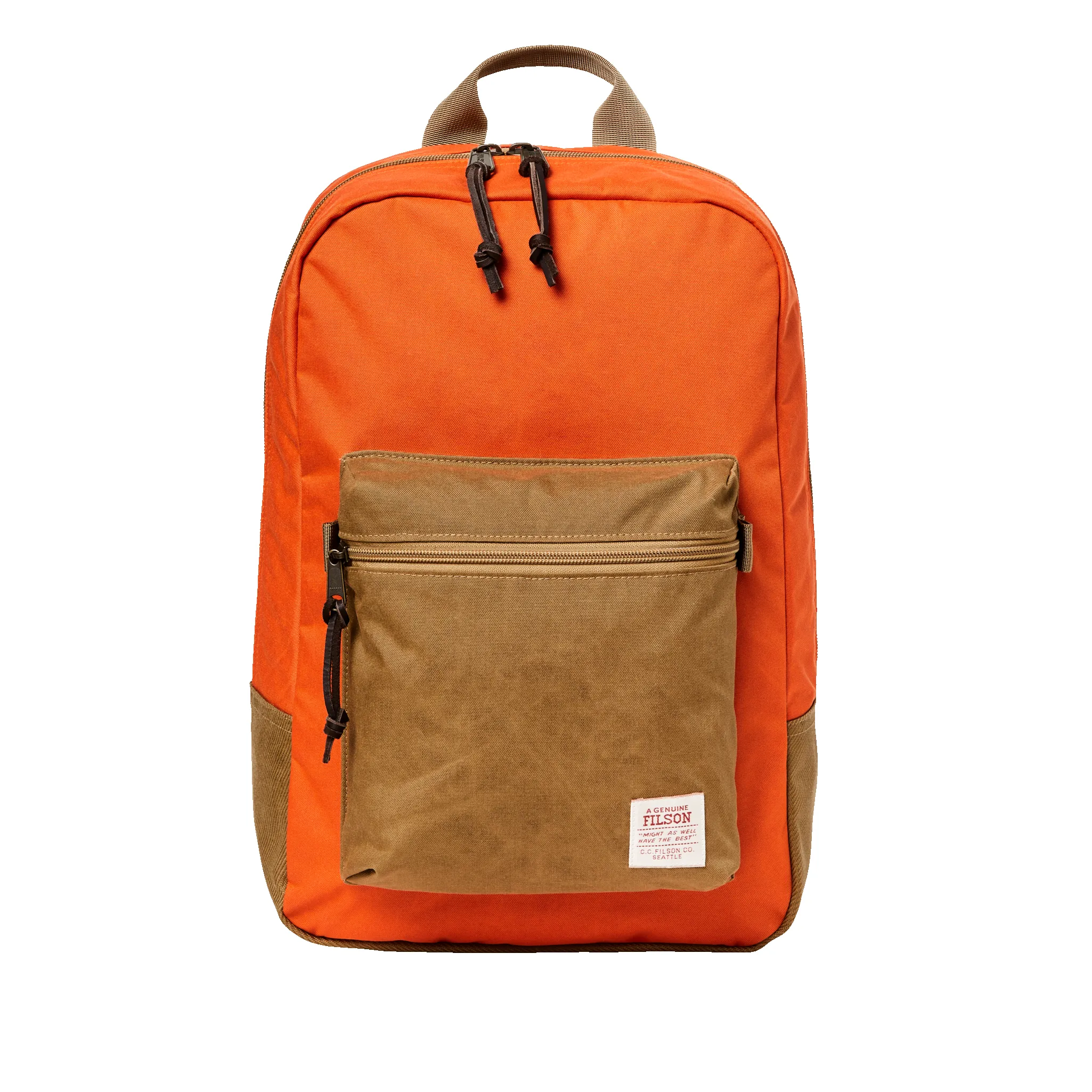 Surveyor 25l Backpack - Dark Tan / Flame sold by Filson