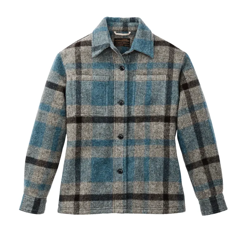 Women's Wool Overshirt - Ballard Plaid sold by Filson