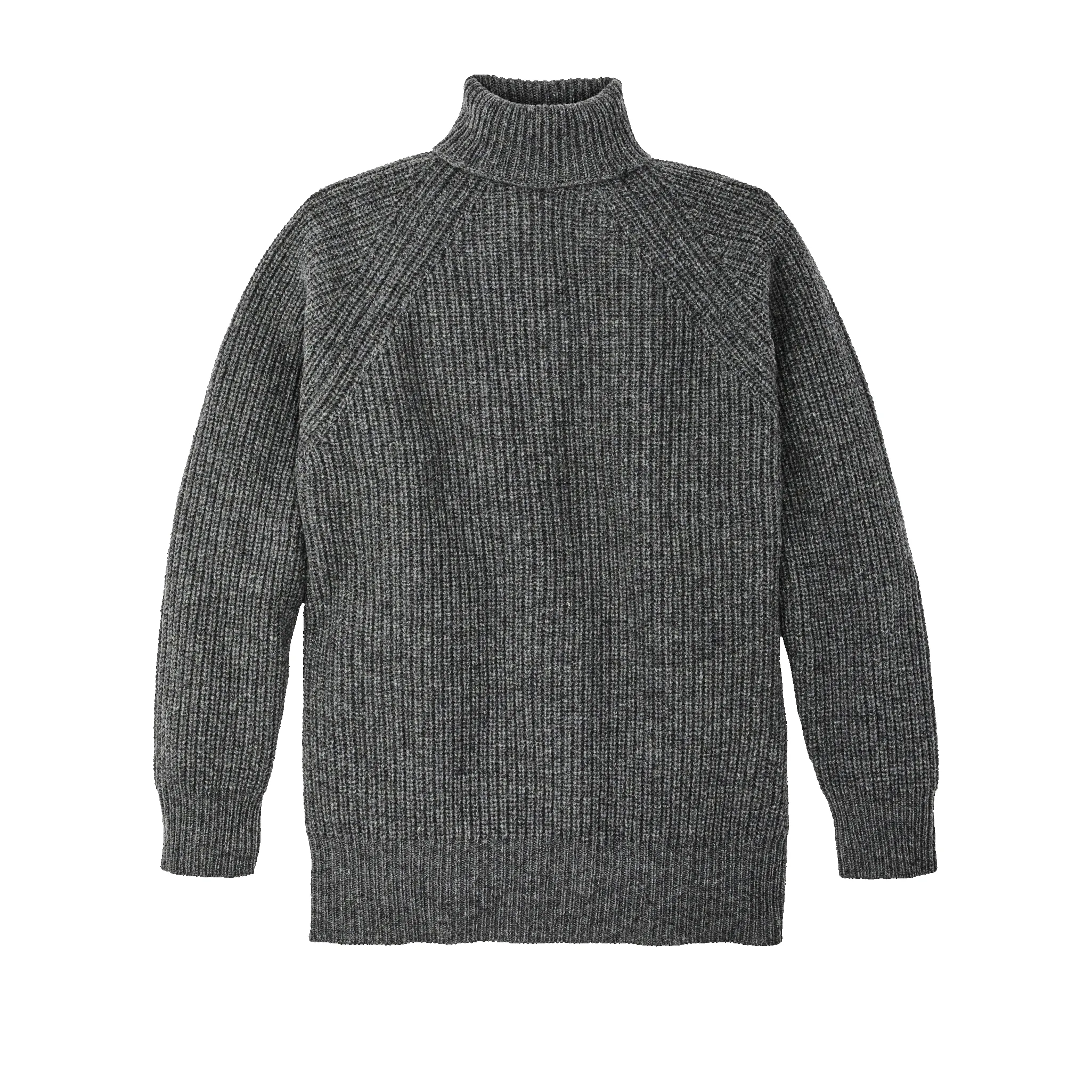 Bristol Roll Neck Sweater - Heather Gray sold by Filson