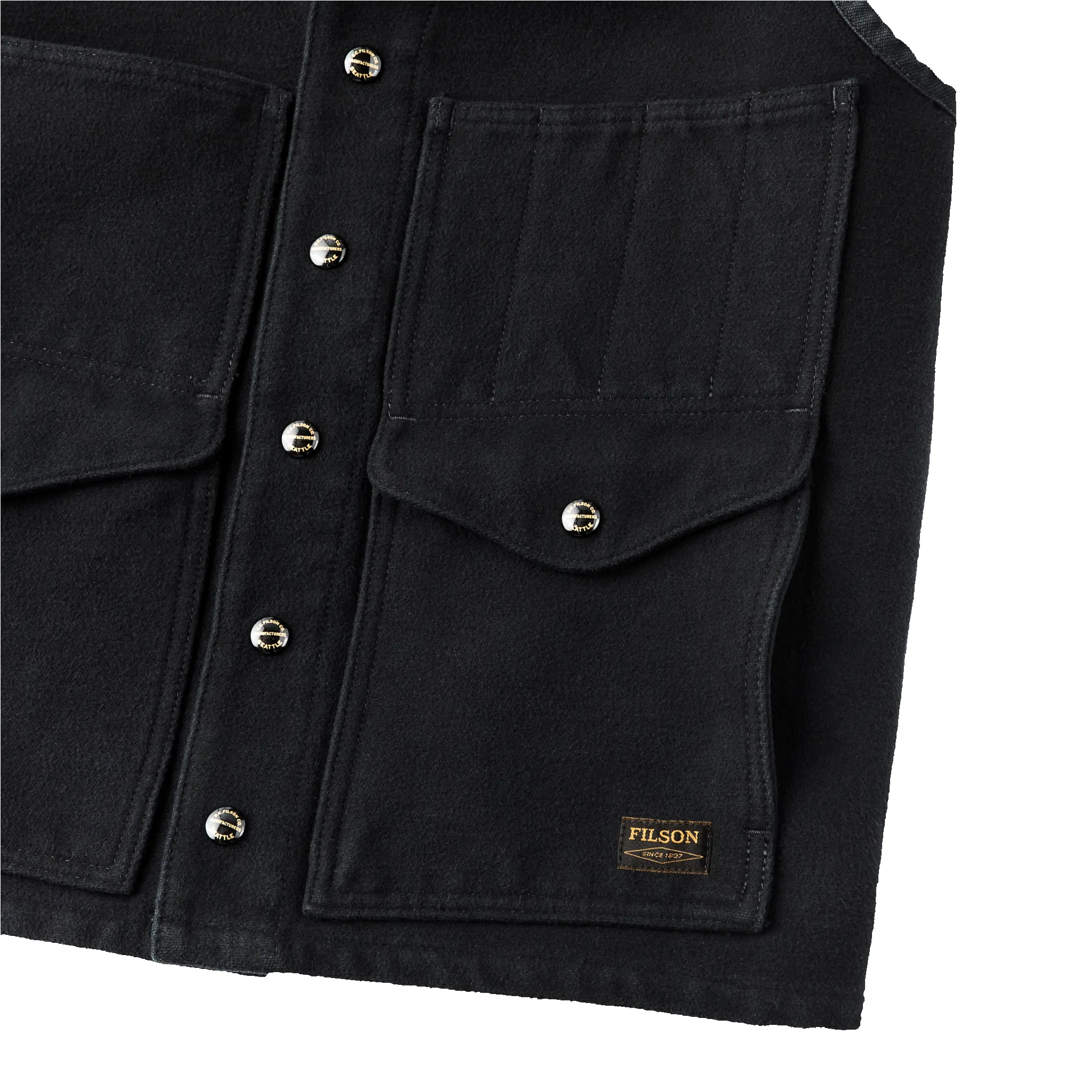 Beartooth Cruiser Vest - Anthracite sold by Filson product image thumbnail 4