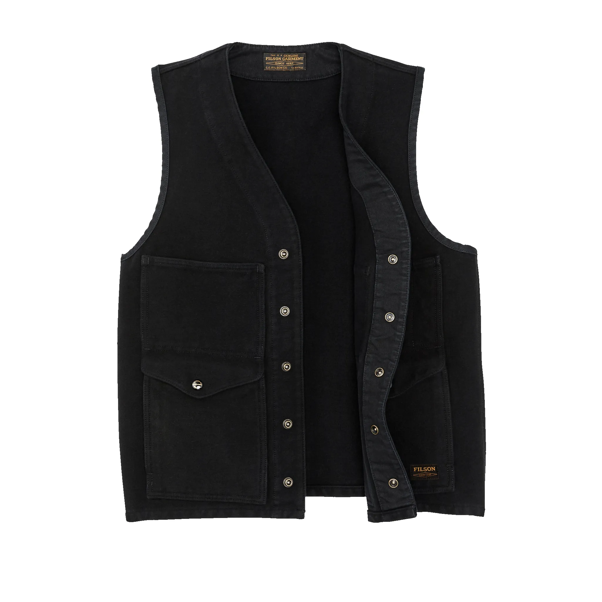 Beartooth Cruiser Vest - Anthracite sold by Filson product image thumbnail 3