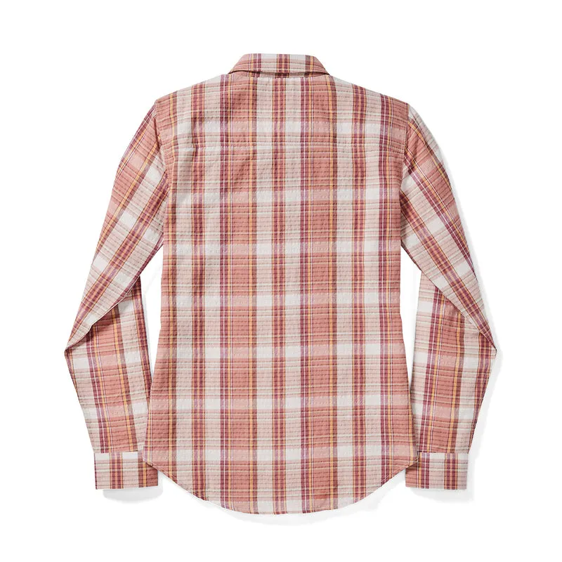 Women's Conway Shirt - Clay / Mauve / Cream Plaid sold by Filson product image thumbnail 2