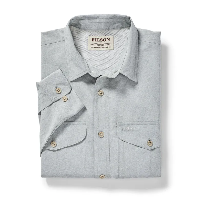 Twin Lakes Sport Shirt - Mint Gray sold by Filson