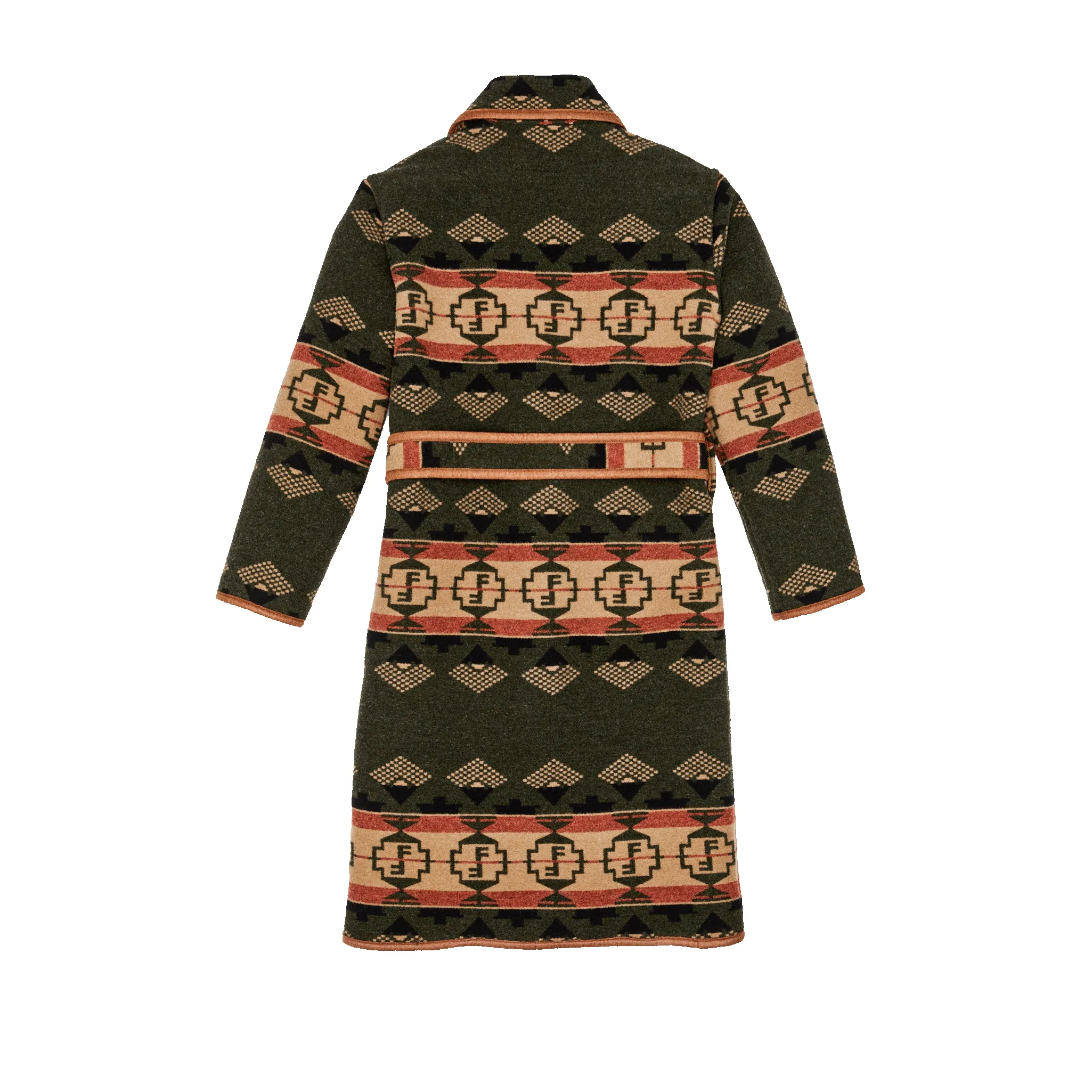 Filson Forestry Wool Blanket Robe - Dark Timber / Tan Multi sold by Filson product image thumbnail 2