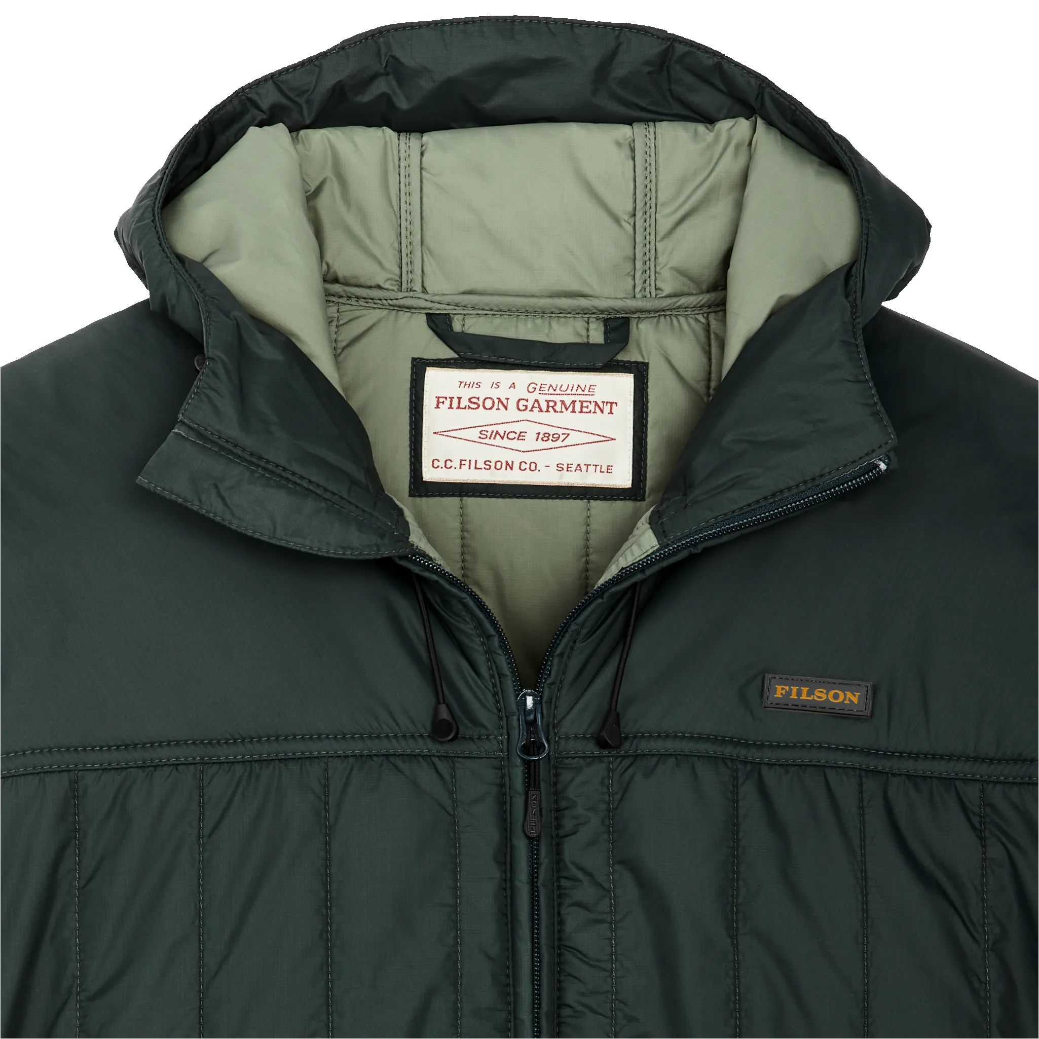 Ultralight Hooded Jacket - Dark Spruce sold by Filson product image thumbnail 4