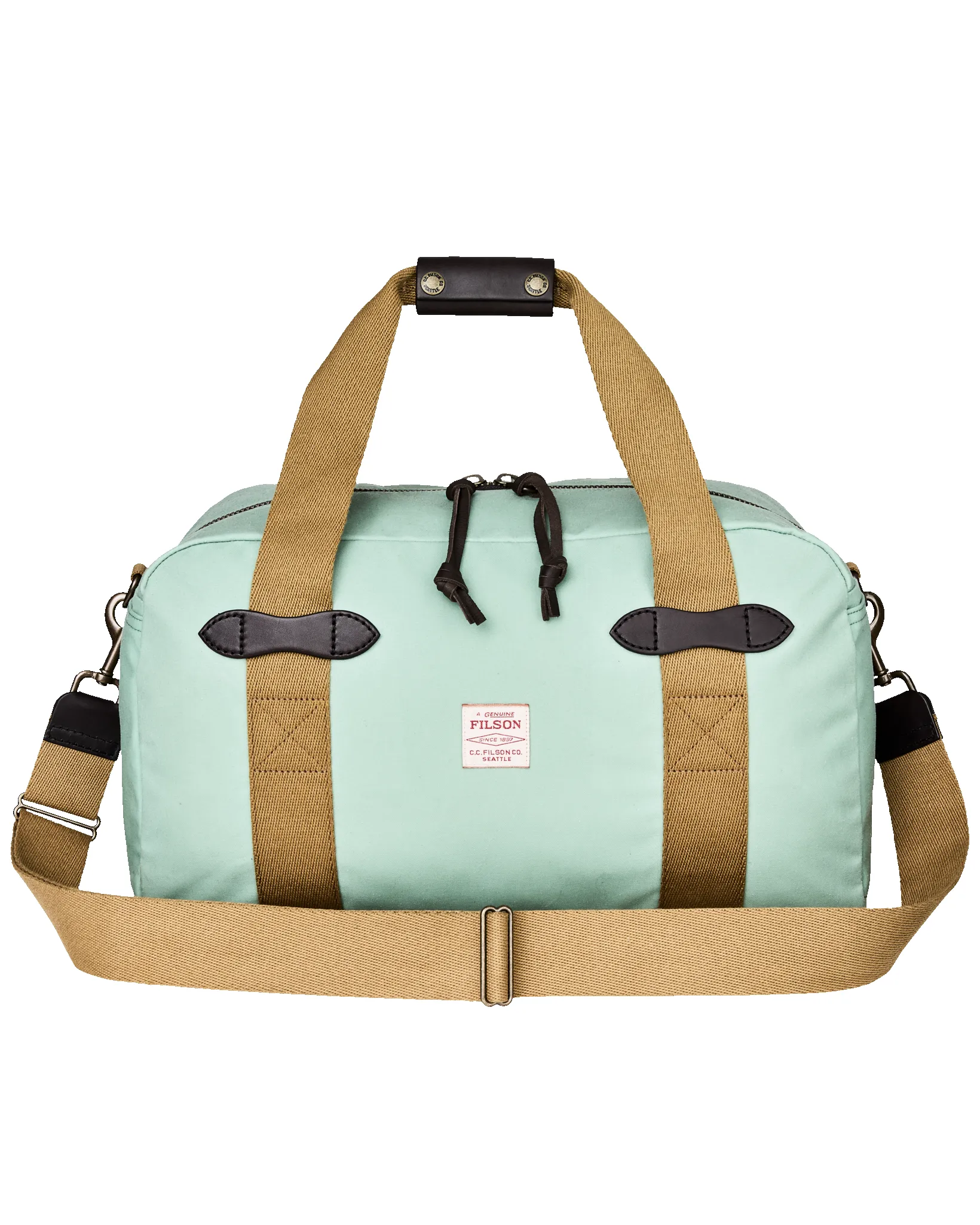 Small Tin Cloth Duffle Bag - Granite Green sold by Filson