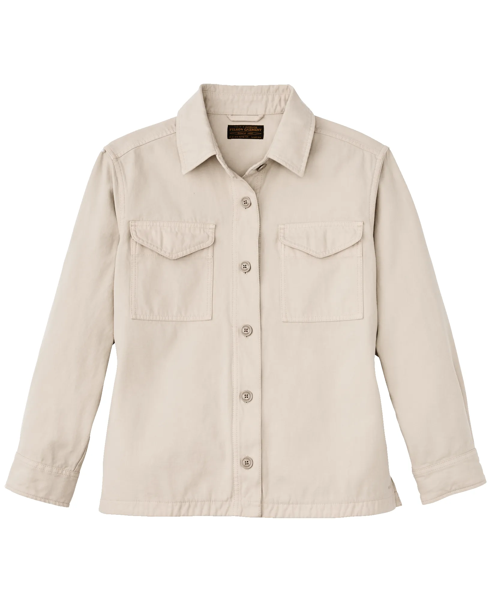 Women's Field Jac-shirt - Feather Gray sold by Filson