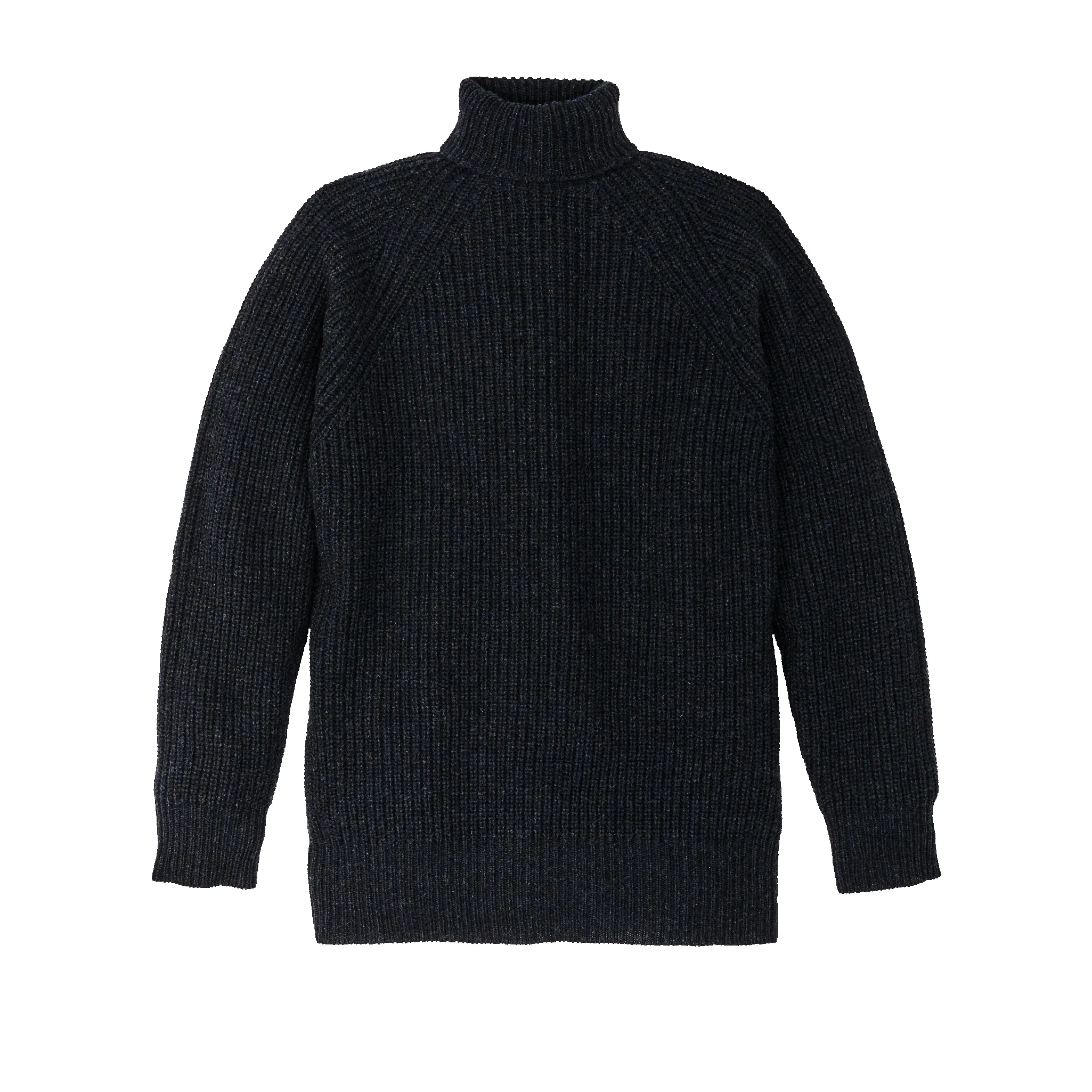 Bristol Roll Neck Sweater - Dark Navy Heather sold by Filson