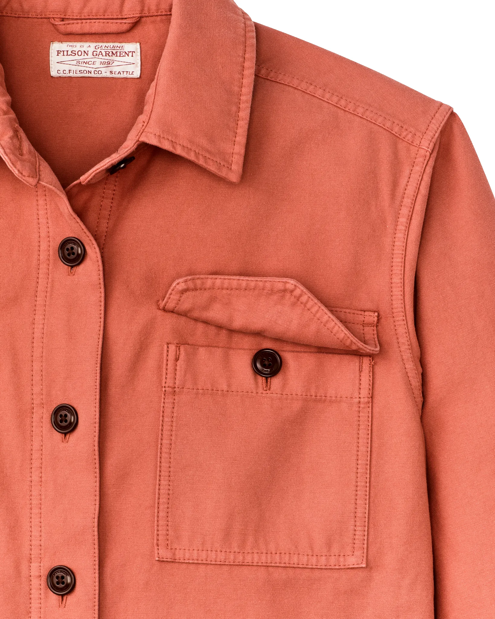 Women's Field Jac-shirt - Cedar Red sold by Filson product image thumbnail 4