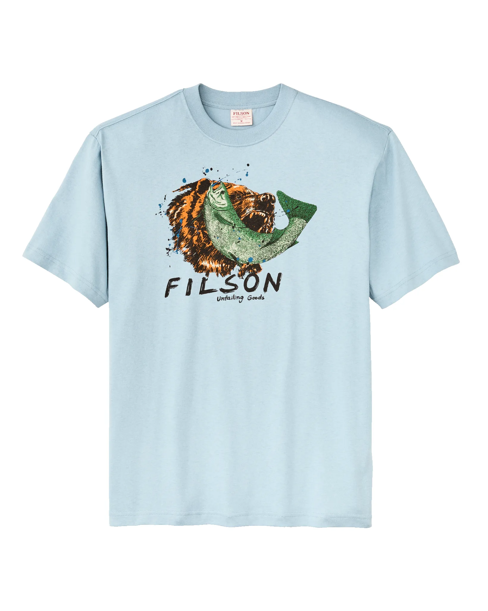Frontier Graphic T-shirt - Dust Blue / Dinner sold by Filson