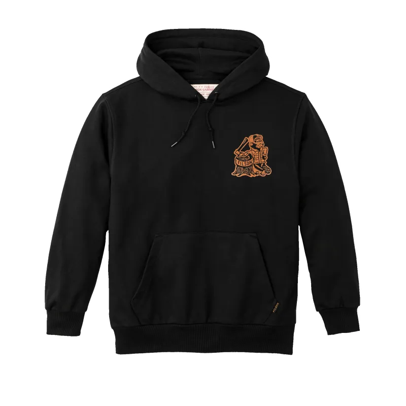 Kyler Martz Graphic Hoodie - Black / Beaver sold by Filson