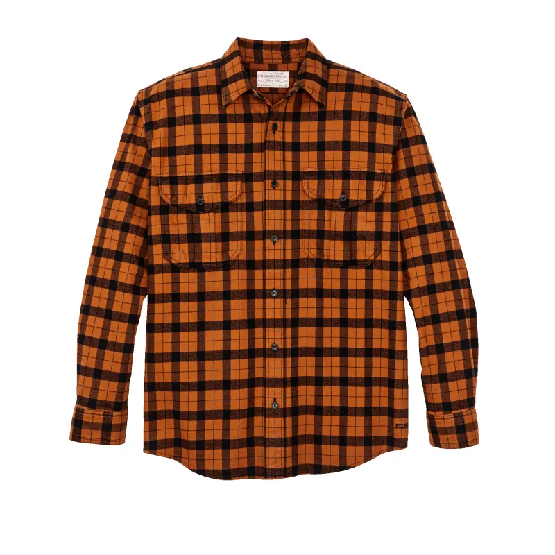 Alaskan Guide Shirt - Pecan / Black Plaid sold by Filson