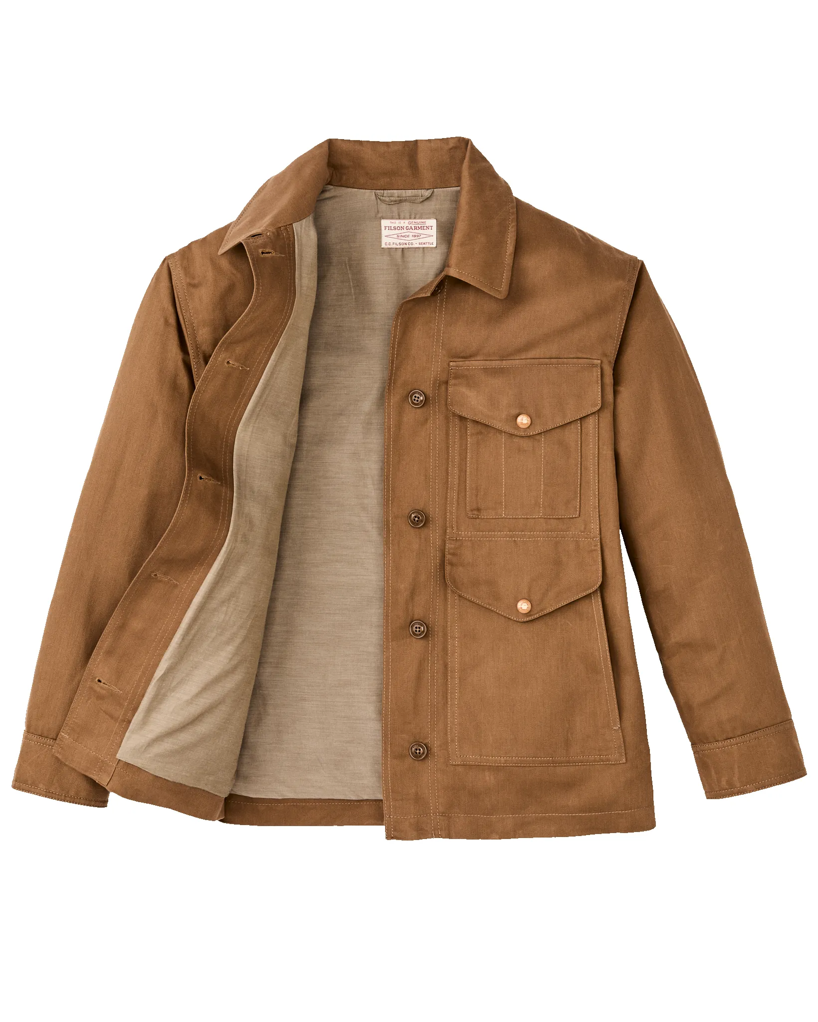 Women's Heritage Cotton Cruiser - Nicotine sold by Filson product image thumbnail 3
